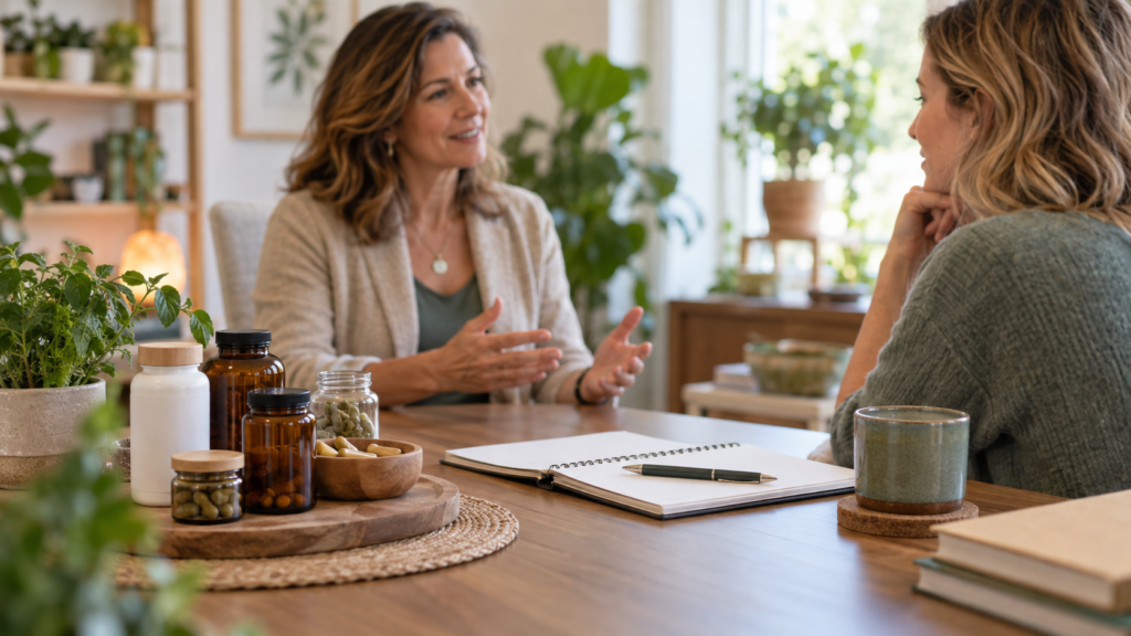 o que é terapia ortomolecular - consulta nutricional com suplementos vitamínicos
